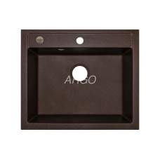 Мойка гранитная ARGO Cubo 590x495x200 Мокко Мойка гранитная ARGO Cubo 590x495x200 Мокко