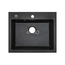 Мойка гранитная ARGO Cubo 590x495x200 Графит Мойка гранитная ARGO Cubo 590x495x200 Графит