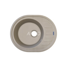 Мойка гранитная ARGO Ovale 615x495x200 Сахара Мойка гранитная ARGO Ovale 615x495x200 Сахара