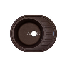 Мойка гранитная ARGO Ovale 615x495x200 Мокко Мойка гранитная ARGO Ovale 615x495x200 Мокко