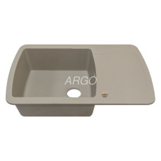 Мойка гранитная ARGO Premio 775x495x200 Сахара Мойка гранитная ARGO Premio 775x495x200 Сахара