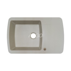 Мойка гранитная ARGO Premio 775x495x200 Ivory Мойка гранитная ARGO Premio 775x495x200 Ivory