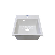 Мойка гранитная ARGO Bella 460x515x200 Белая Мойка гранитная ARGO Bella 460x515x200 Белая