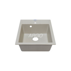 Мойка гранитная ARGO Bella 460x515x200 Ivory Мойка гранитная ARGO Bella 460x515x200 Ivory