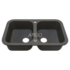 Мойка гранитная ARGO Gemelli 765x470x190 Серая