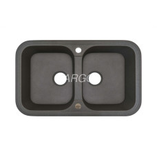 Мойка гранитная ARGO Gemelli 765x470x190 Серая