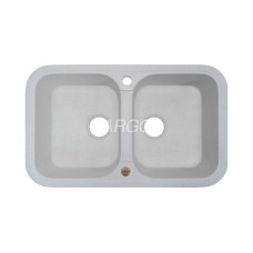 Мийка гранітна ARGO Gemelli 765x470x190 Old stone