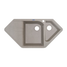 Мойка гранитная ARGO Angolo 1000x500x225 Терра