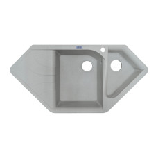 Мойка гранитная ARGO Angolo 1000x500x225 Old stone