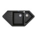 Мойка гранитная ARGO Angolo 1000x500x225 Графит
