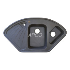 Мойка гранитная ARGO Trapezio 1045x575x190 Серая