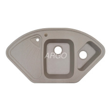 Мойка гранитная ARGO Trapezio 1045x575x190 Терра