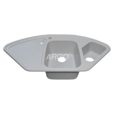 Мойка гранитная ARGO Trapezio 1045x575x190 Old stone
