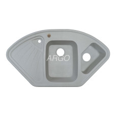 Мойка гранитная ARGO Trapezio 1045x575x190 Old stone
