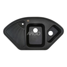 Мойка гранитная ARGO Trapezio 1045x575x190 Графит