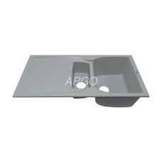 Мойка гранитная ARGO Medio Plus 975x495x230 Светло-серая