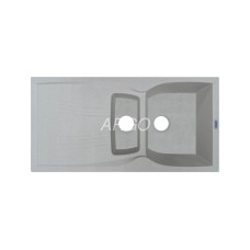Мийка гранітна ARGO Medio Plus 975x495x230 Old stone