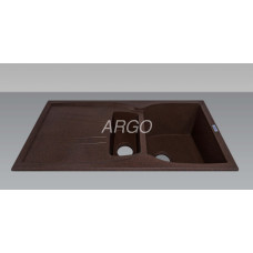 Мийка гранітна ARGO Medio Plus 975x495x230 Мокко