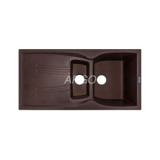 Мийка гранітна ARGO Medio Plus 975x495x230 Мокко