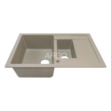 Мийка гранітна ARGO Stella Plus 775x495x200 Сахара