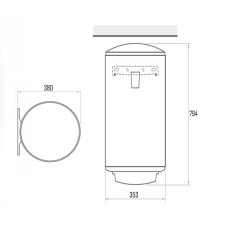 Бойлер TESY BiLight Slim GCV 50 35 20 B11 TSRC (объем 50л) Бойлер TESY BiLight Slim GCV 50 35 20 B11 TSRC (объем 50л)