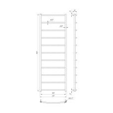Рушникосушка водяна Mario Класик HP 1550х530/500