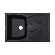 Мойка гранитная ARGO Medio 780x495x235 Чёрная Мойка гранитная ARGO Medio 780x495x235 Чёрная