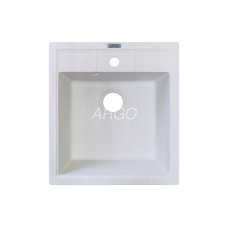 Мойка гранитная ARGO Bella 460x515x200 Белая Мойка гранитная ARGO Bella 460x515x200 Белая