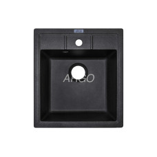 Мойка гранитная ARGO Bella 460x515x200 Чёрная Мойка гранитная ARGO Bella 460x515x200 Чёрная