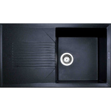 Мойка гранитная ARGO Stels 850x500x240 Чёрная Мойка гранитная ARGO Stels 850x500x240 Чёрная