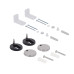 Унитаз-компакт напольный Q-tap Crow Rimless (QT05222170W), сиденье дюропласт Slim Soft-close