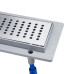 Трап линейный Q-tap Dry FB304-700 с нержавеющей решеткой 700х73