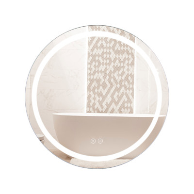 Зеркало Q-tap Mideya с антизапотеванием (DC-F803) 600х600 QT2078F803W