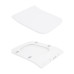 Унитаз подвесной Qtap Crow безободковый с сиденьем Slim Soft-close QT05335170W
