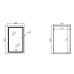 Зеркало Q-tap Mideya с антизапотеванием (DC-F911) 500х800 QT2078F911W