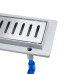 Трап линейный Q-tap Dry FA304-700 с нержавеющей решеткой 700х73