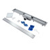 Трап линейный Q-tap Dry FA304-700 с нержавеющей решеткой 700х73