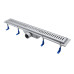 Трап линейный Q-tap Dry FA304-700 с нержавеющей решеткой 700х73