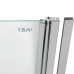 Штора на ванну Qtap Standard CRM407513APR Pear